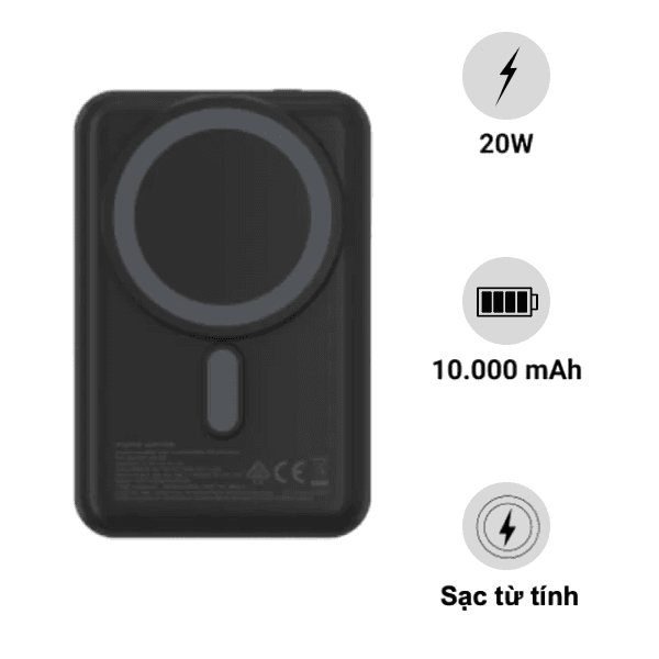 Pin sạc dự phòng Mophie Snap+ Powerstation with Stand 10.000mAh