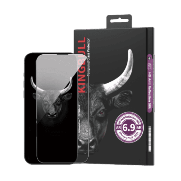 Dán kính cường lực iPhone 17 Pro Max Mipow KingBull HD Anti Reflection Silk