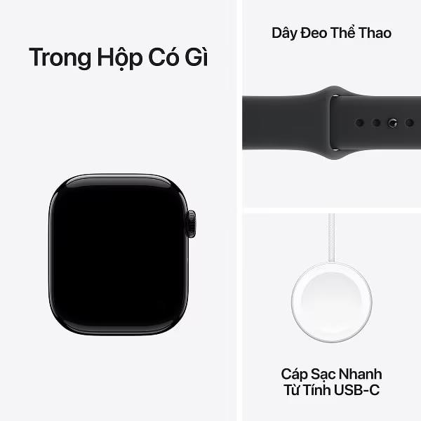 Apple Watch Series 11 42mm (5G) Viền nhôm - Dây cao su M/L