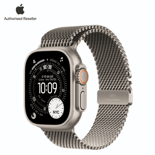 Apple Watch Ultra 3 (2025) 49mm (5G) Viền Titan - Dây Milanese