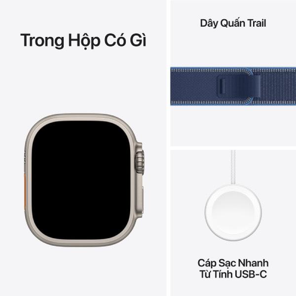 Apple Watch Ultra 3 (2025) 49mm (5G) Viền Titan - Dây Trail