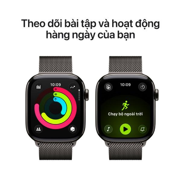 Apple Watch Series 11 42mm (5G) Viền titan - Dây milanese