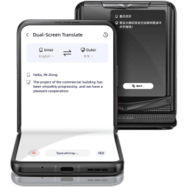 Vertu Quantum Flip Black Twill Carbon Fiber