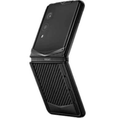 Vertu Quantum Flip Black Twill Carbon Fiber