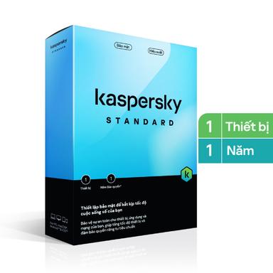 Phần mềm diệt virus Kaspersky Standard 1 thiết bị/ 1 năm