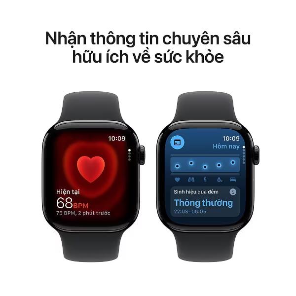 Apple Watch Series 11 46mm (5G) Viền nhôm - Dây cao su M/L