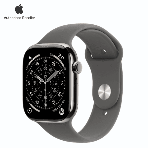 Apple Watch Series 11 46mm (5G) Viền titan - Dây cao su S/M