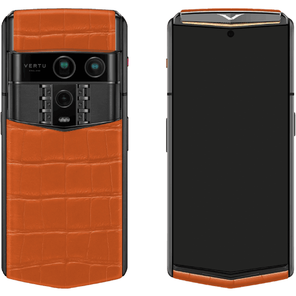 Vertu Agent Q Alligator Single Gold Diamond Collector’s Edition Radiant Phoenix 1TB