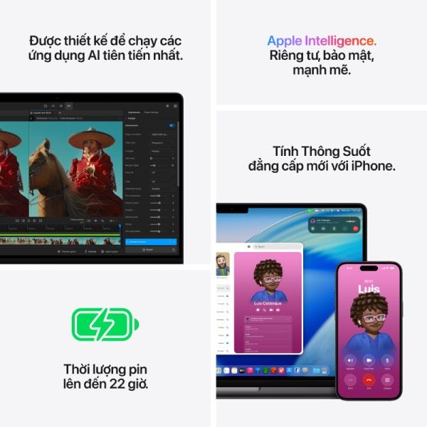 MacBook Pro 2026 14 inch M5 Pro 18‑core CPU | 20‑core GPU 24GB/2TB Chính Hãng