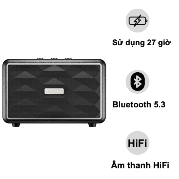Loa Bluetooth Havit Classic II Retro