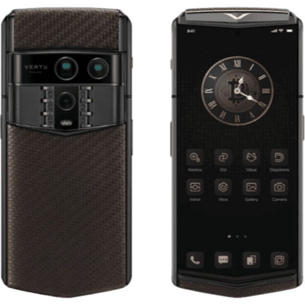 Vertu Agent Q Black Advanced Set Carbon Fiber Brown 1TB