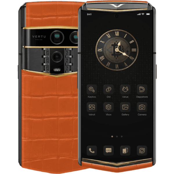Vertu Agent Q Black Premium Set Quint Gold Accent Radiant Phoenix Alli 1TB