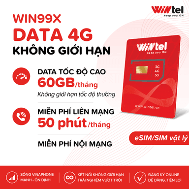 Sim Wintel Data 4G Win99X