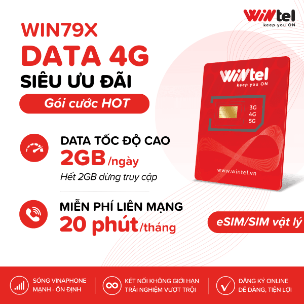 Sim Wintel Data 4G Win79X