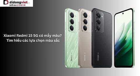 Xiaomi Redmi 15 5G có mấy màu? Tìm hiểu các lựa chọn màu sắc