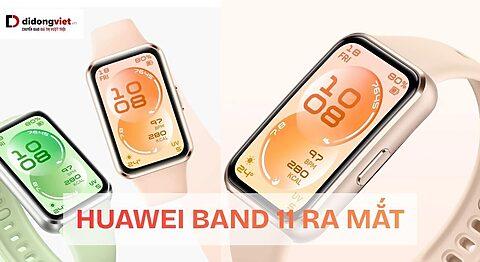 Huawei Band 11 ra mắt – Siêu mỏng 8,99 mm, pin 14 ngày, theo dõi sức khoẻ toàn diện