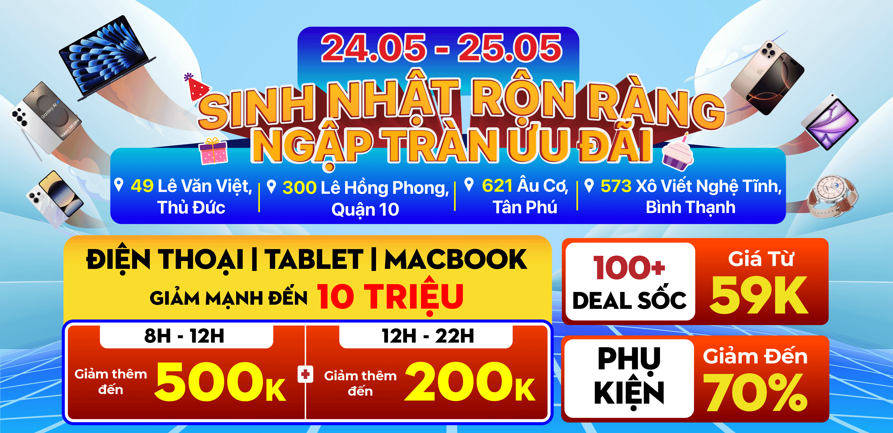 SINH NHẬT CỬA HÀNG