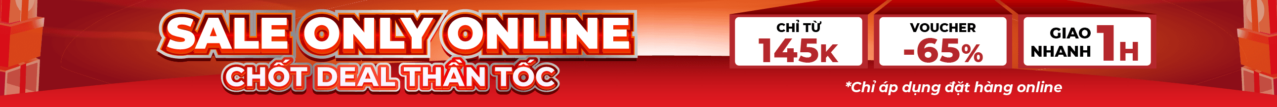 SALE ONLY ONLINE