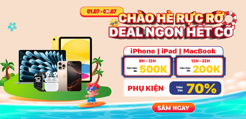 2 NGÀY DEAL SỐC 22-23.04 APPLE