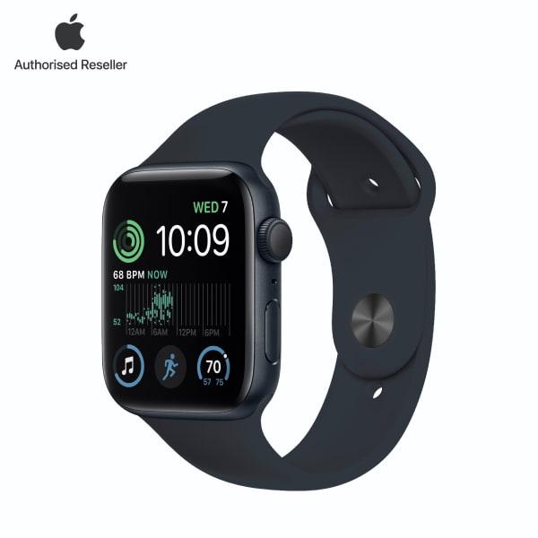 Apple Watch SE 2 (2022) 44mm (GPS) Viền nhôm - Dây cao su