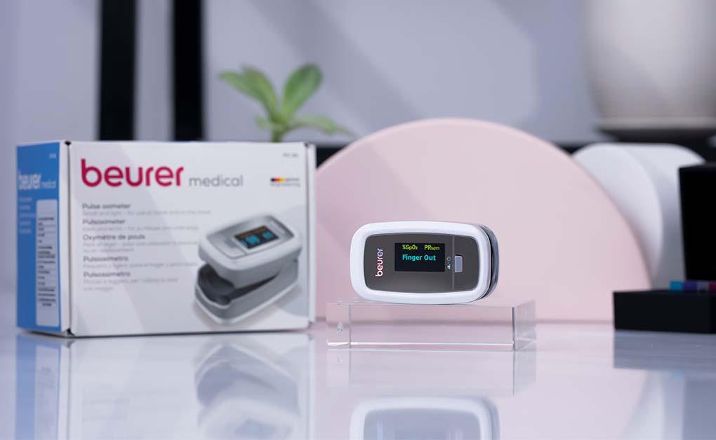 Máy đo nồng độ Oxy SpO2 BEURER PO30-Màu trắng