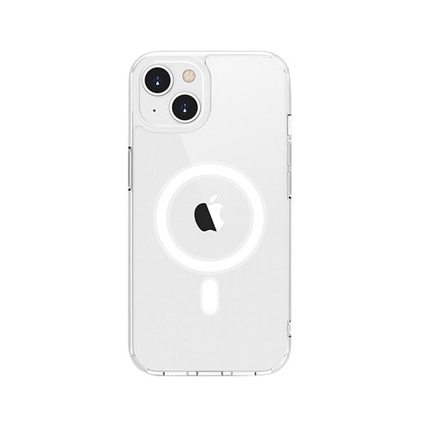 Ốp lưng iPhone 13 Magsafe Mipow - Tempered Glass - Transparent