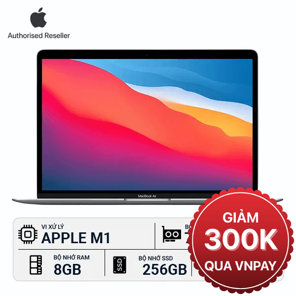 MacBook Air M1 13 inch 8GB/256GB Chính Hãng