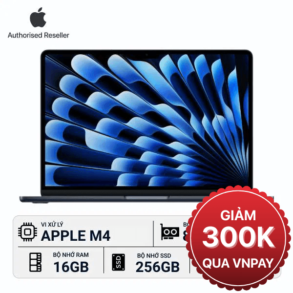 MacBook Air M4 13-inch 16GB/256GB Chính Hãng