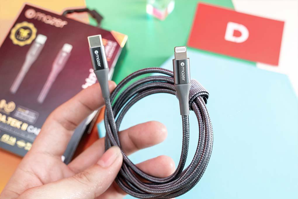 Cáp Mazer Duraflex USB -C to lightning MFI 1.2m