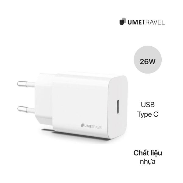 Củ sạc USB-Type C 20W A6 UmeTravel