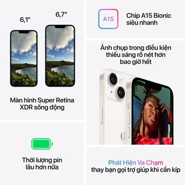 iPhone 14 128GB Chính hãng (VN/A)