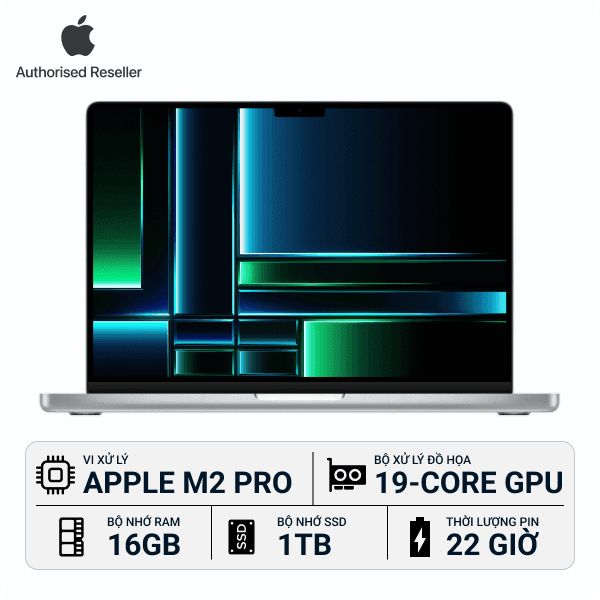 MacBook Pro 16 inch M2 Pro 16GB/1TB Chính Hãng