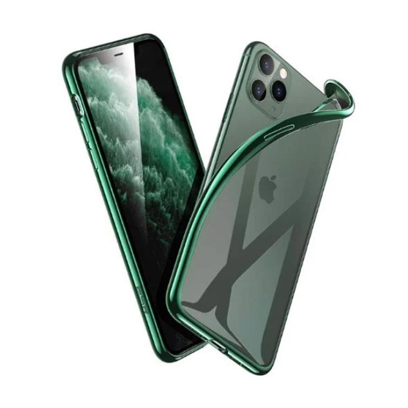 Ốp lưng iPhone 11 Tráng gương viền dẻo Glitter Tempered Glass Case Buff
