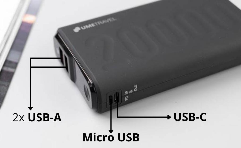 Pin sạc dự phòng 20000mAh Umetravel TRIP20000