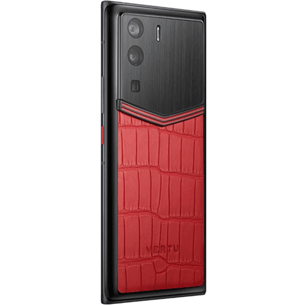 METAVERTU CURVE Basic Alligator Leather Flame Red