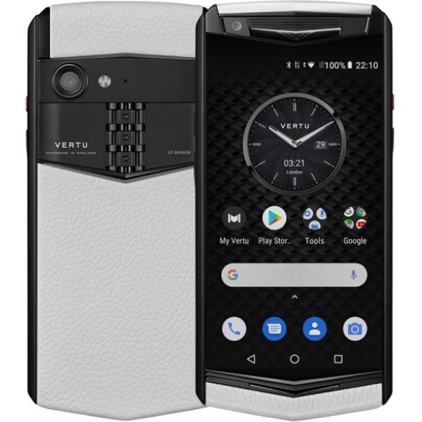 Vertu Aster P Ti Gothic Calf Moon White