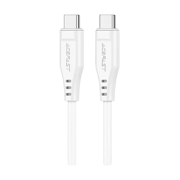Cáp sạc ACEFAST Type-C to Type-C (1.2m) vỏ nhựa - C3-03 (Likenew) màu trắng