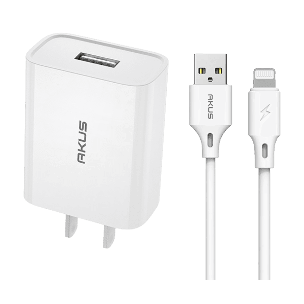 Bộ củ cáp sạc iPhone Akus 2.4A