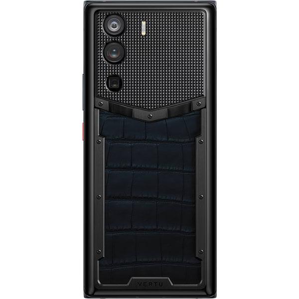 METAVERTU CURVE Navy Blue Alligator Leather Clous De Paris Pro