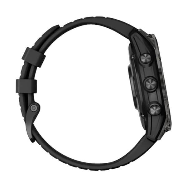Đồng hồ thông minh Garmin Epix Pro Gen 2 47mm Sapphire  Xám Carbon DLC Titanium - Dây Silicone