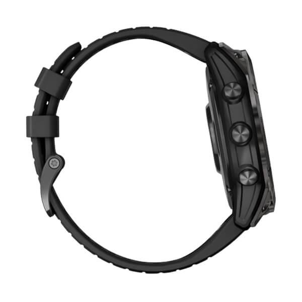 Đồng hồ thông minh Garmin Epix Pro Gen 2 51mm Sapphire Xám Carbon DLC Titanium - Dây Silicone