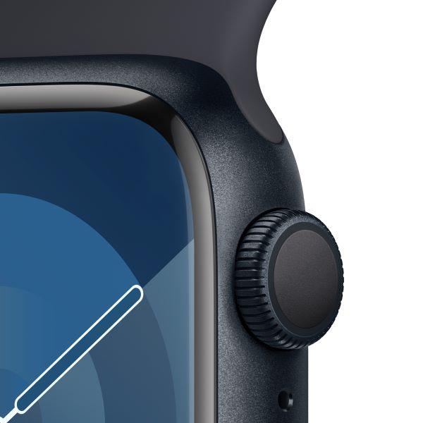 Apple Watch Series 9 41mm (GPS) Viền nhôm - Dây cao su size S/M