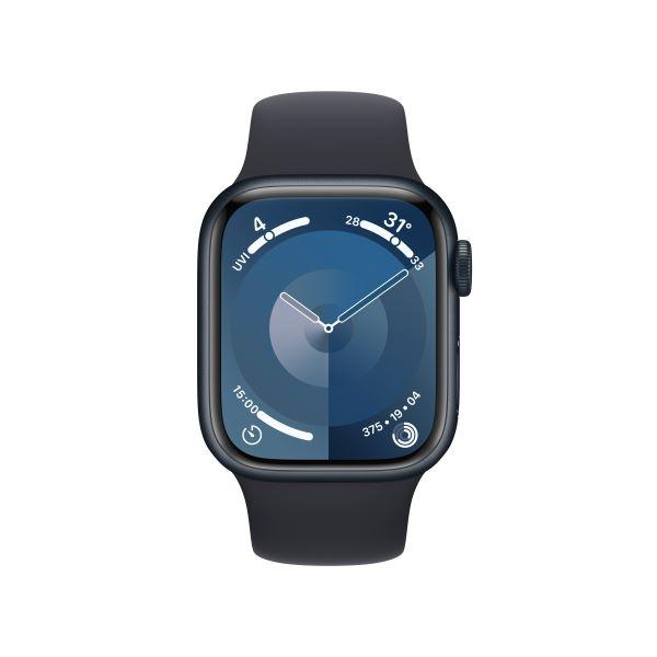 Apple Watch Series 9 45mm (LTE) Viền nhôm - Dây cao su size M/L