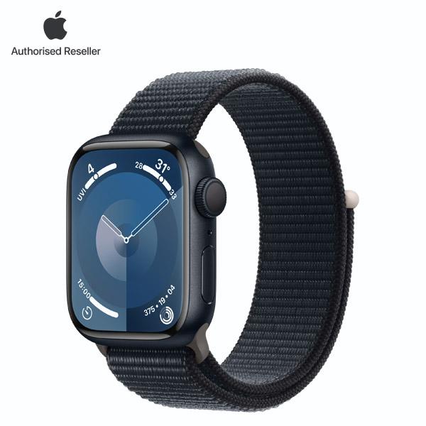 Apple Watch Series 9 45mm (GPS) Viền nhôm - Dây quấn thể thao
