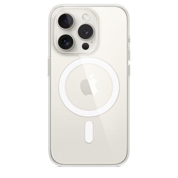 Ốp lưng MagSafe iPhone 15 Pro Max trong suốt Chính Hãng