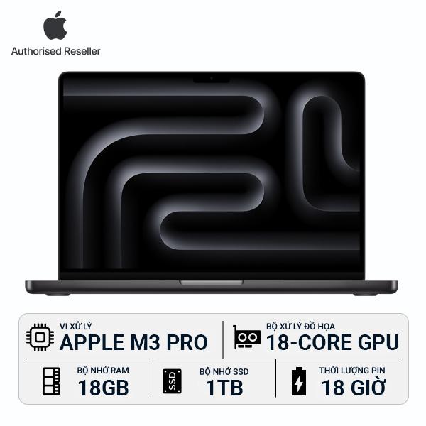 MacBook Pro M3 Pro 14 inch 2023 | 18GB/1TB Chính Hãng