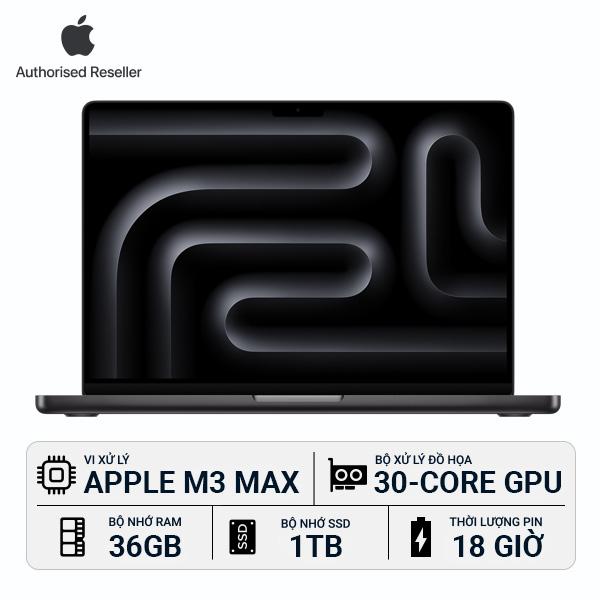 MacBook Pro M3 Max 14 inch 36GB/1TB Chính Hãng