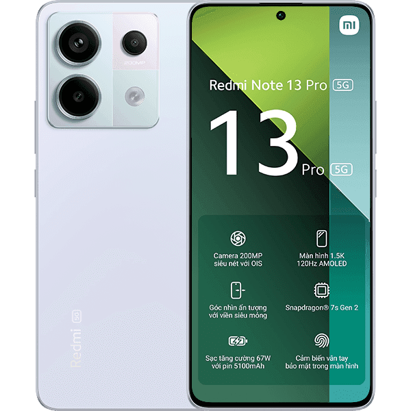 Xiaomi Redmi Note 13 Pro 5G 8GB/256GB Chính Hãng (VN/A)