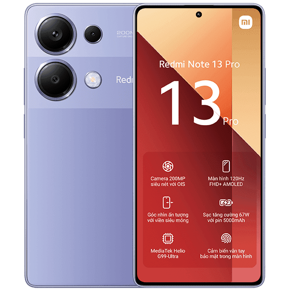 Xiaomi Redmi Note 13 Pro 4G 8GB/128GB Chính Hãng (VN/A)
