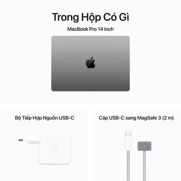 MacBook Pro M3 14 inch 16GB/512GB Chính Hãng